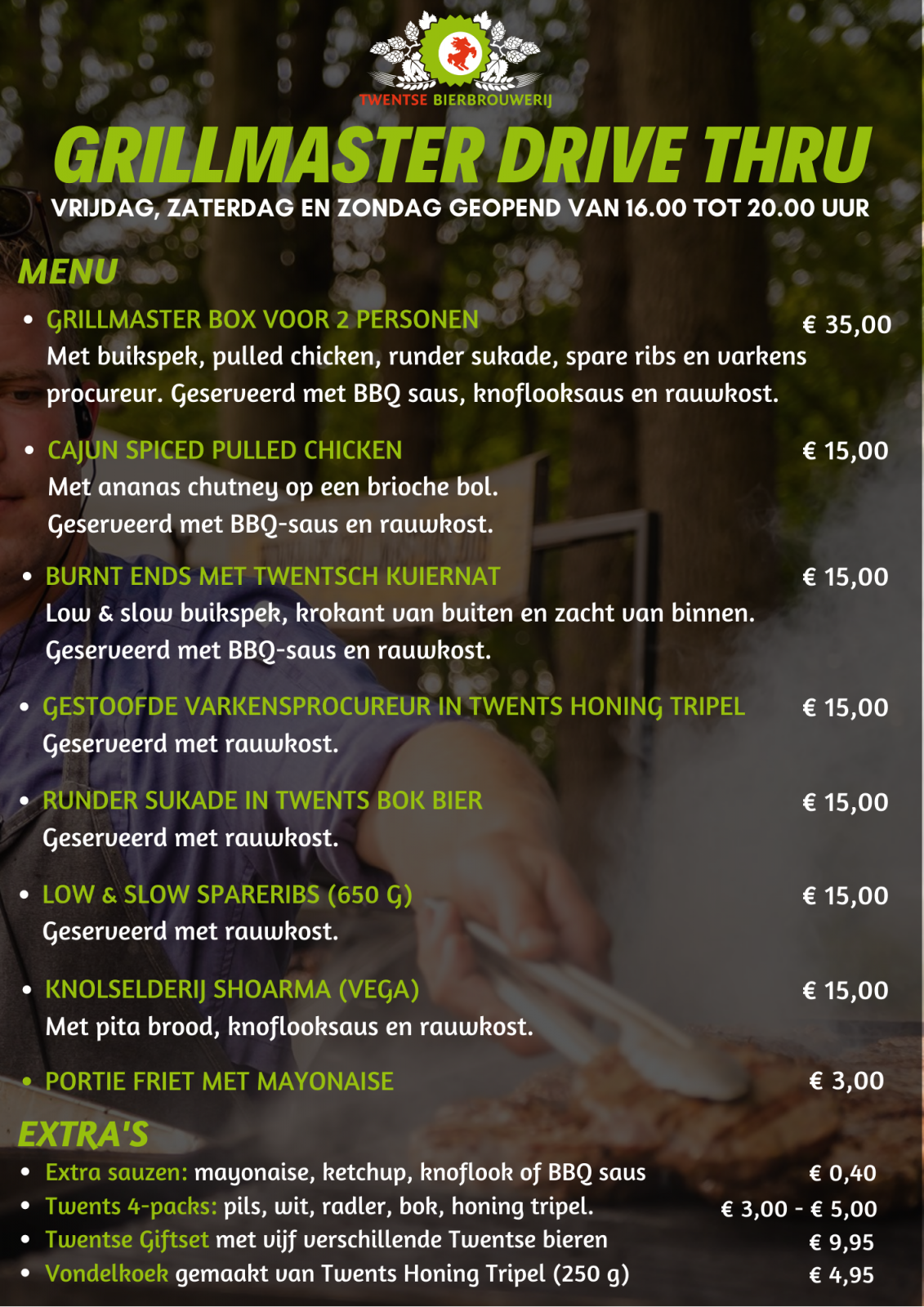 GRILLMASTER DRIVE THRU oktober