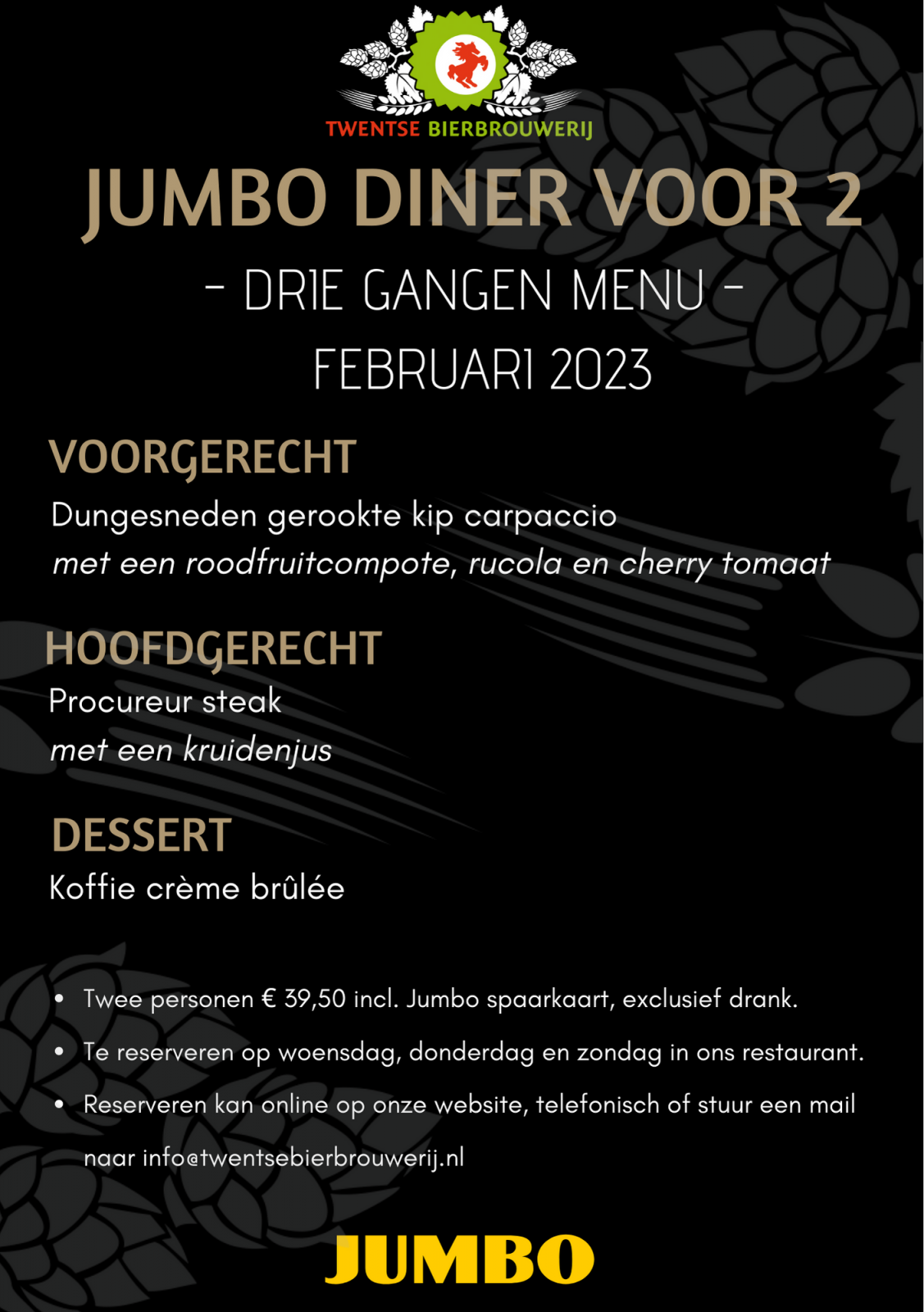 Jumbo diner februari 2023 FB